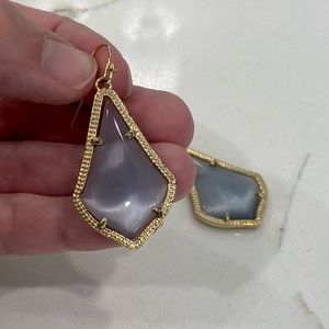 Kendra Scott Sophee Drop earrings; grey